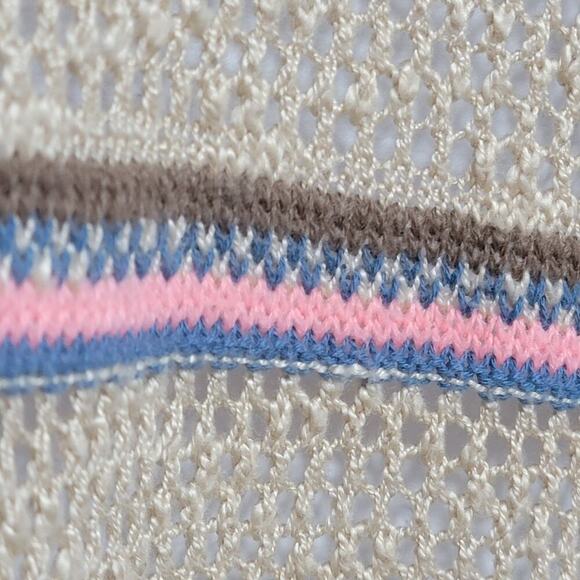 Umgee Open Knit Long Line Hooded Cardigan Sweater - Picture 7 of 10